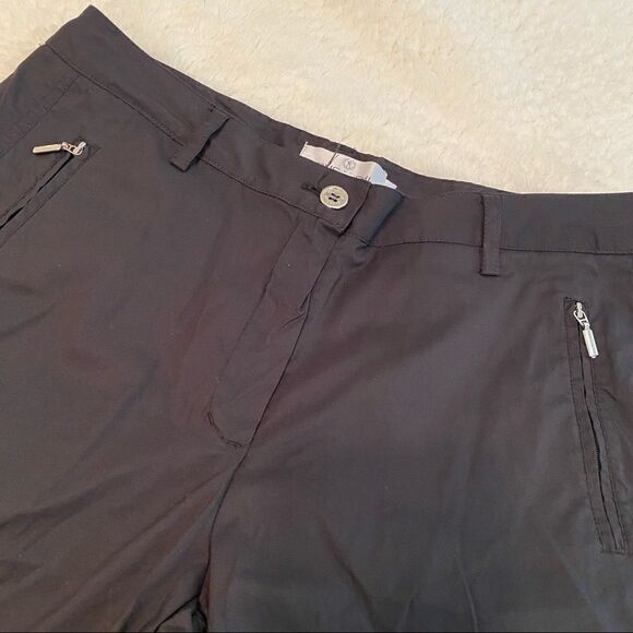 bugatchi womens black shorts  - Picture 5 of 6